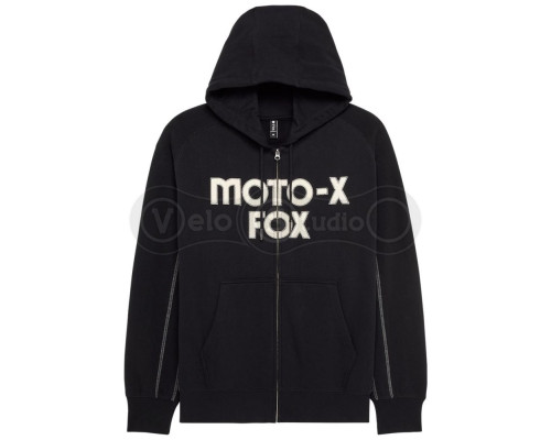 Толстовка FOX Oversize ZIp Hoodie - MOTO-X [Black], M
