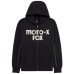 Толстовка FOX Oversize ZIp Hoodie - MOTO-X [Black], M
