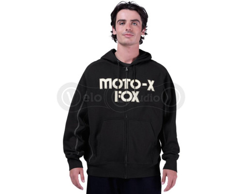 Толстовка FOX Oversize ZIp Hoodie - MOTO-X [Black], M