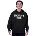 Толстовка FOX Oversize ZIp Hoodie - MOTO-X [Black], M