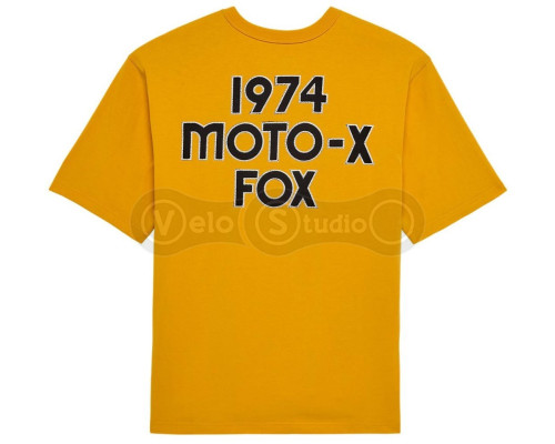 Футболка FOX OVERSIZE Short Sleeve Tee - MOTO-X [Mustard], L