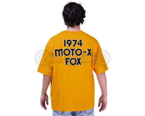 Футболка FOX OVERSIZE Short Sleeve Tee - MOTO-X [Mustard], L