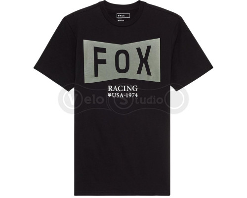 Футболка FOX PREMIUM Short Sleeve Tee - TYPEFACE [Black], M