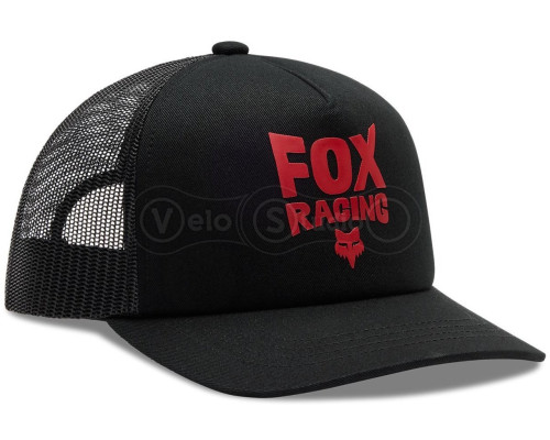 Детская кепка FOX Youth Trucker Hat - BOLT [Black], One Size (6-14 лет)