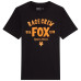 Детская футболка FOX Youth Short Sleeve Tee - SLOGAN [Black], YXL