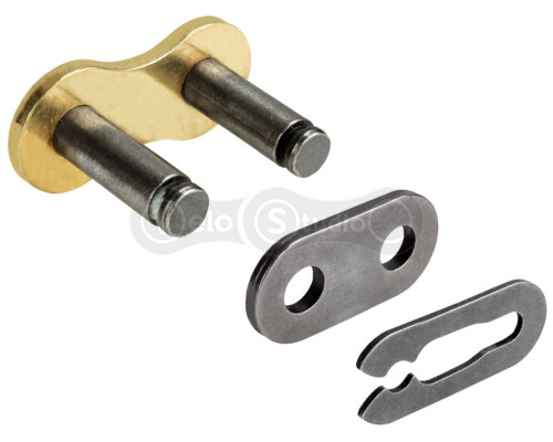 Замок ланцюга мотоцикла Regina Type 26/124OROY Spring Link - 420 [Gold], 420 / No Seal