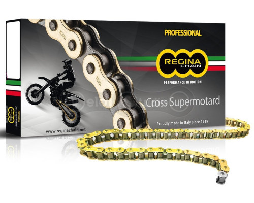 Цепь Regina RX3 Chain – 428 [Gold], 428-138L / No Seal