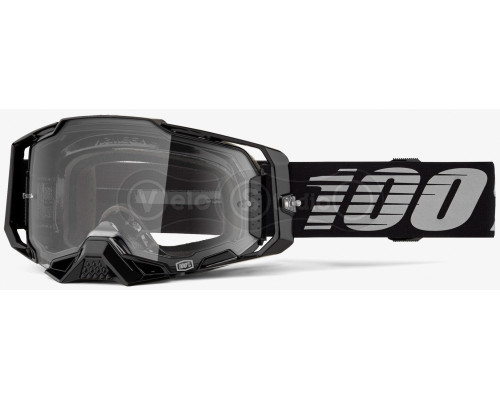 Маска 100% ARMEGA Goggle [Black], Clear Lens