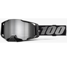 Маска 100% ARMEGA Goggle [Black], Mirror Silver Lens