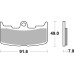 Тормозные колодки SBS 795HS Performance Front Brake Pads, Sinter