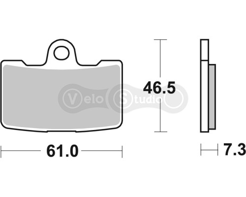 Тормозные колодки SBS 856HS Performance Front Brake Pads, Sinter