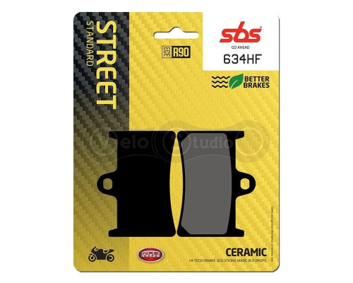Тормозные колодки SBS 634HF Standard Brake Pads, Ceramic
