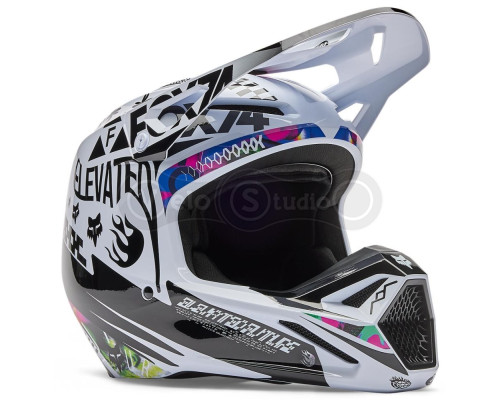Шолом FOX V1 Mips Helmet - IMAGE COSMO [White], XS