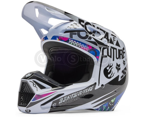 Шолом FOX V1 Mips Helmet - IMAGE COSMO [White], XS