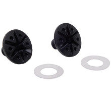 Гвинти для шолома FOX V1 Visor Screw Kit [Black], One Size
