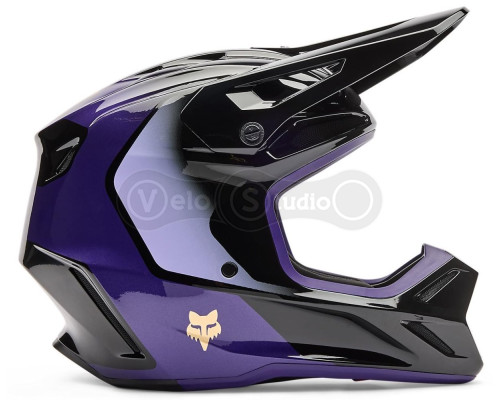 Мотошолом FOX V3 Mips Helmet - DRIP [Purple], M