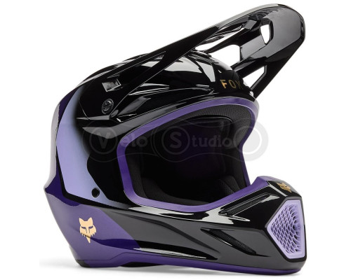 Мотошолом FOX V3 Mips Helmet - DRIP [Purple], M
