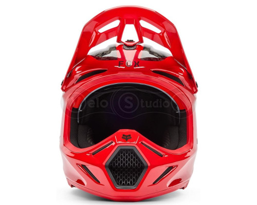 Мотошлем FOX V3 RS Mips Helmet - FRACTURE [Flo Red], M