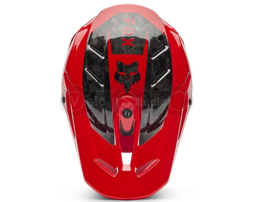 Мотошлем FOX V3 RS Mips Helmet - FRACTURE [Flo Red], M