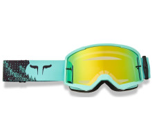 Маска FOX MAIN II SPARK Goggle - KAIROS [Turquoise], Mirror Green Lens