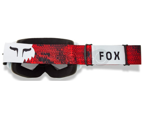 Маска FOX MAIN II SPARK Goggle - KAIROS [Fluo Red], Mirror Silver Lens
