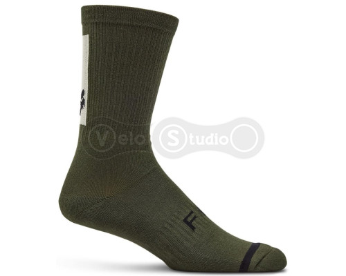 Вело носки FOX DEFEND Sock - 8 inch [Olive Green], S/M