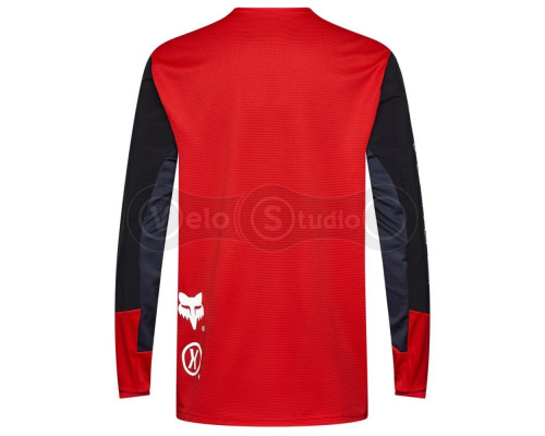 Вело джерсі FOX DEFEND LS Jersey - ELEVATED [Flo Red], XXL
