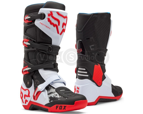 Мотоботи FOX MOTION Boot [Fluo Red], US9