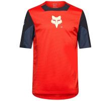 Вело джерсі FOX DEFEND SS Jersey - ELEVATED [Flo Red], M