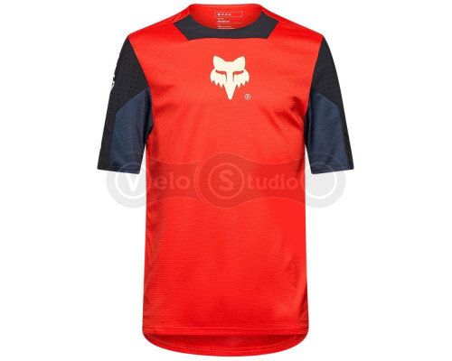 Вело джерсі FOX DEFEND SS Jersey - ELEVATED [Flo Red], M