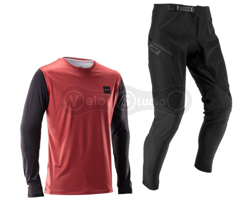 Комплект LEATT MTB 1.0 Ride Kit [Dusty Red], 32/M