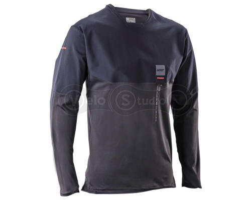 Вело джерсі LEATT MTB 6.0 Trail Cargo Jersey [Ghost Black], M