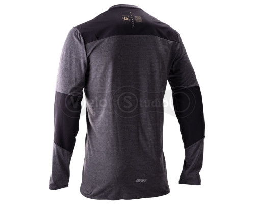 Вело джерсі LEATT MTB 4.0 Trail LS Jersey [Ghost Black], M