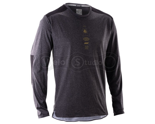 Вело джерсі LEATT MTB 4.0 Trail LS Jersey [Ghost Black], M