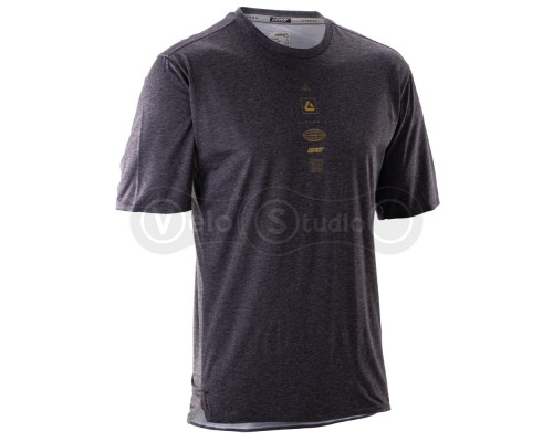 Вело джерсі LEATT MTB 4.0 Trail SS Jersey [Ghost Black], M