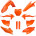 Пластик Polisport MX kit - KTM (16-) [Flo Orange], KTM