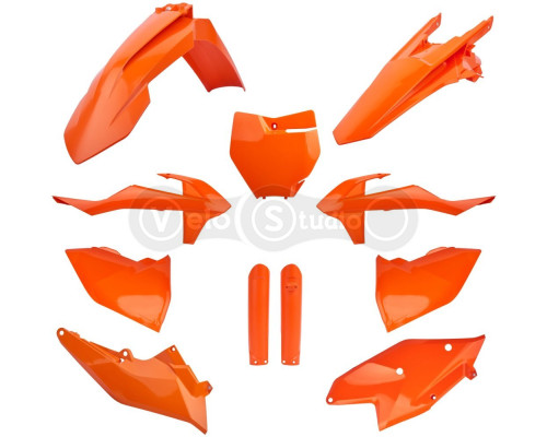 Пластик Polisport MX kit - KTM (16-) [Flo Orange], KTM