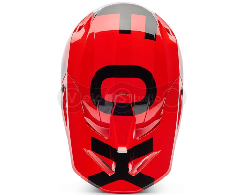 Мотошолом FOX V1 Mips Helmet - SHIELD [Flo Red], M