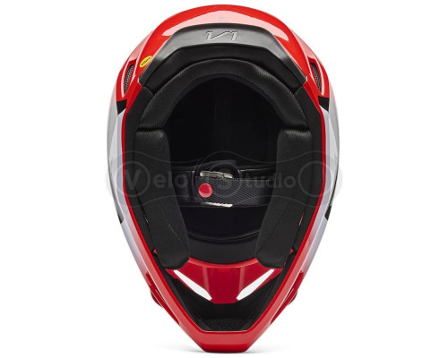 Мотошолом FOX V1 Mips Helmet - SHIELD [Flo Red], M