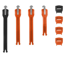 Застібки до мотоботів LEATT 4.5/5/5.5 Boot Strap kit [Orange], No Size
