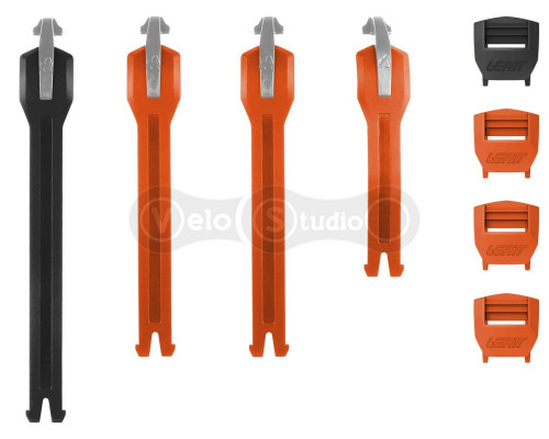 Застібки до мотоботів LEATT 4.5/5/5.5 Boot Strap kit [Orange], No Size