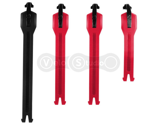 Застібки до мотоботів LEATT 4.5/5/5.5 Boot Strap kit [Red], No Size