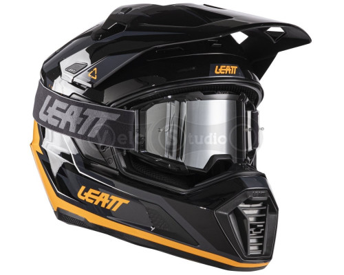 Мотошлем LEATT ADV 7.5 Adventure Helmet + Goggle [Orange], M
