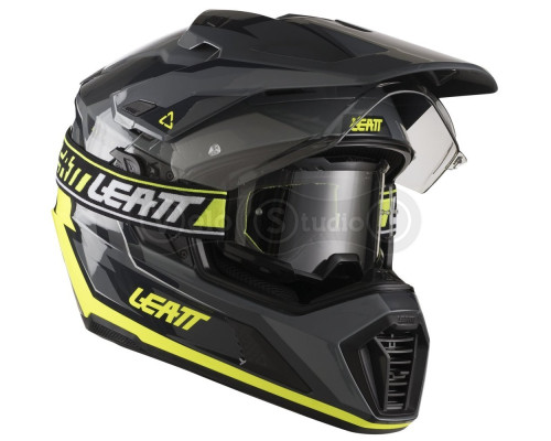 Мотошолом LEATT ADV 7.5 Adventure Helmet + Goggle [Hi-Viz], M