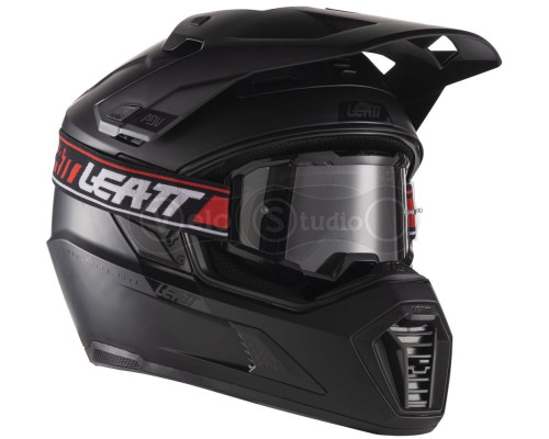 Мотошлем LEATT ADV 7.5 Adventure Helmet + Goggle [Black], S