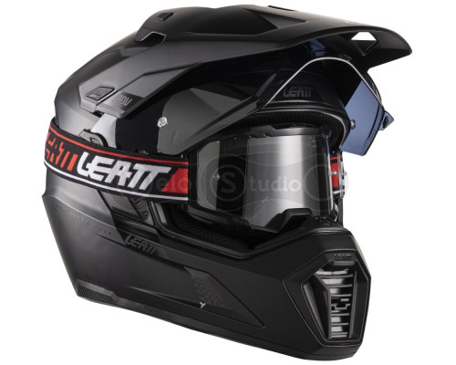 Мотошлем LEATT ADV 7.5 Adventure Helmet + Goggle [Black], S