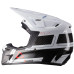 Мотошолом LEATT Moto 9.5 Carbon Helmet + Goggle Velocity Iriz 6.5 [White], M