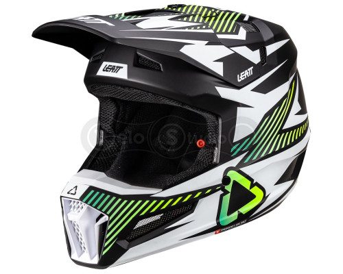 Мотошолом LEATT Moto 3.5 Helmet + Goggle Vizion 3.5 [Storm Teal], XS