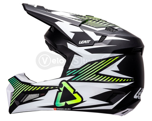 Мотошолом LEATT Moto 3.5 Helmet + Goggle Vizion 3.5 [Storm Teal], XS