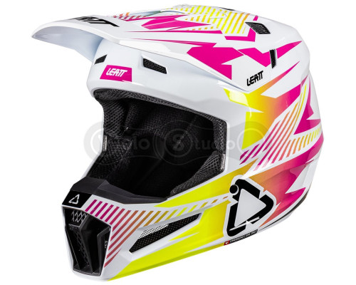Мотошолом LEATT Moto 3.5 Helmet + Goggle Vizion 3.5 [Storm Pink], M